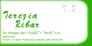 terezia ribar business card